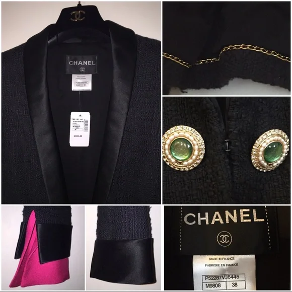 Chanel Tweed Tuxedo Blazer - Picture 4 of 16